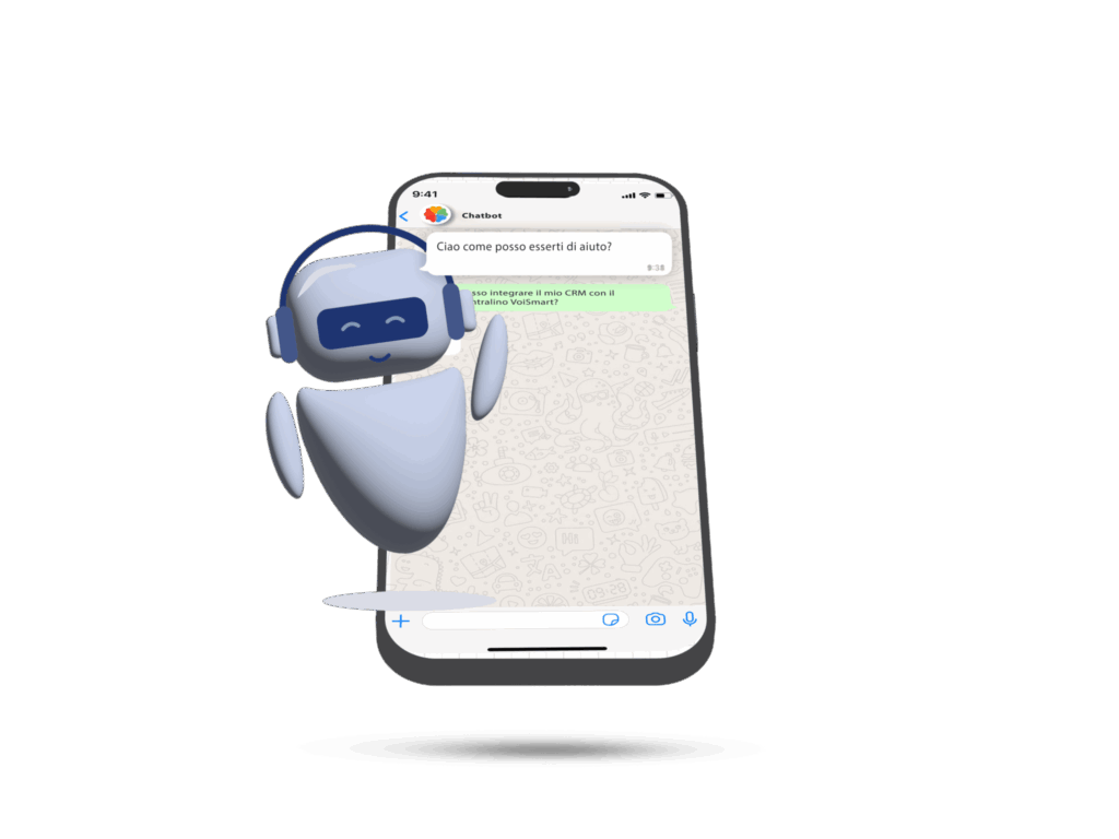 Interazione sul canale più attivo a popolare. Chatbot AI su whatsapp