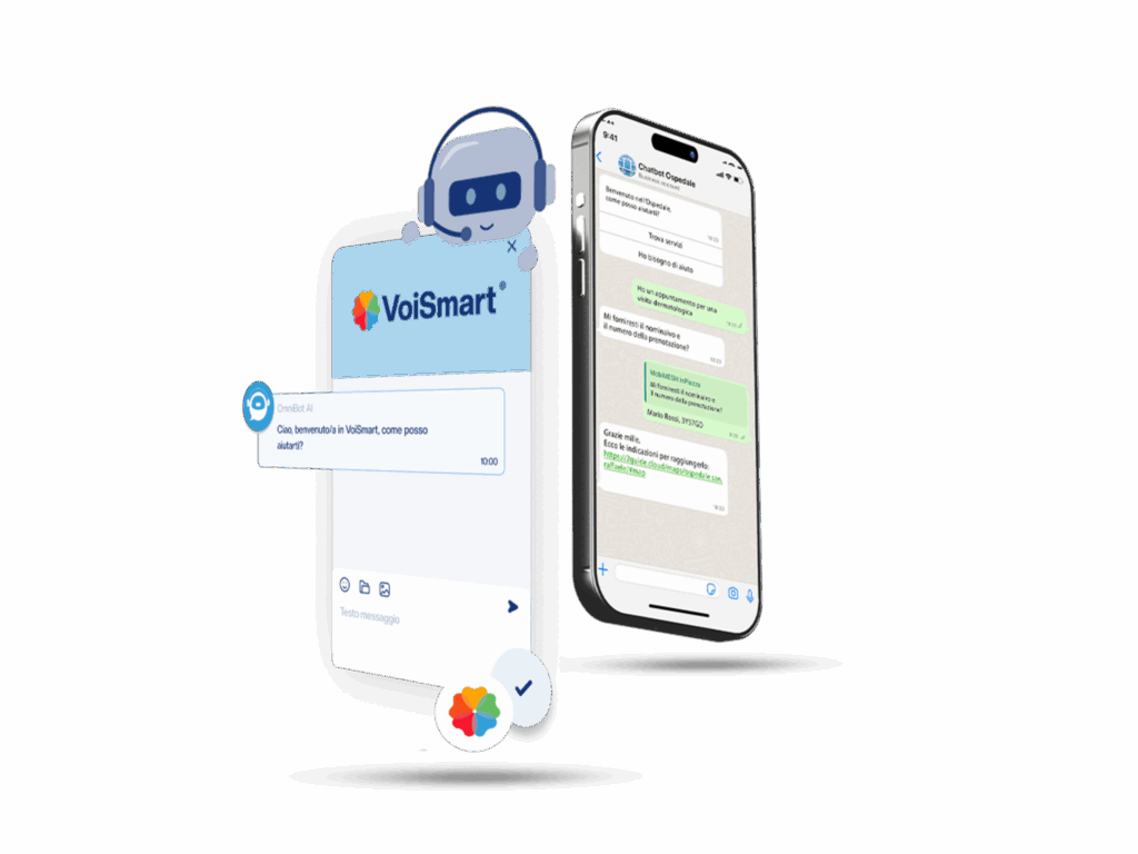 Chatbot AI per un customer service potenziato.
