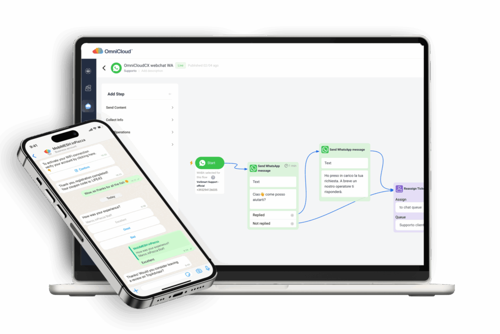 Enhanced business on whatsapp with OmniCloudCX