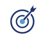 icona di segmentazione utenti e attivazione marketing.