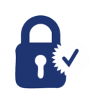 Icona che rappresenta sicurezza potenziata.