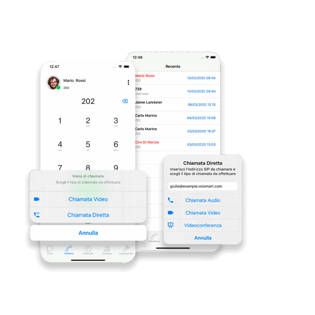 Softphone, il centralino portatile via web e app