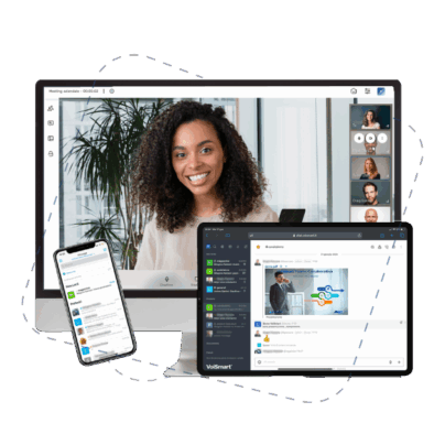 Soluzioni voismart di chat e video collaboration disponibili su ogni dispositivo