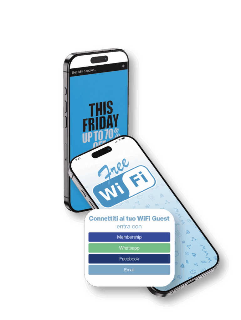 Migliora la visibilità del tu brand con la personalizzazione del WiFi Ospiti inPiazza
