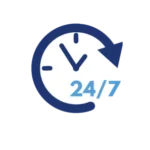 Icona assistenza immediata e continua