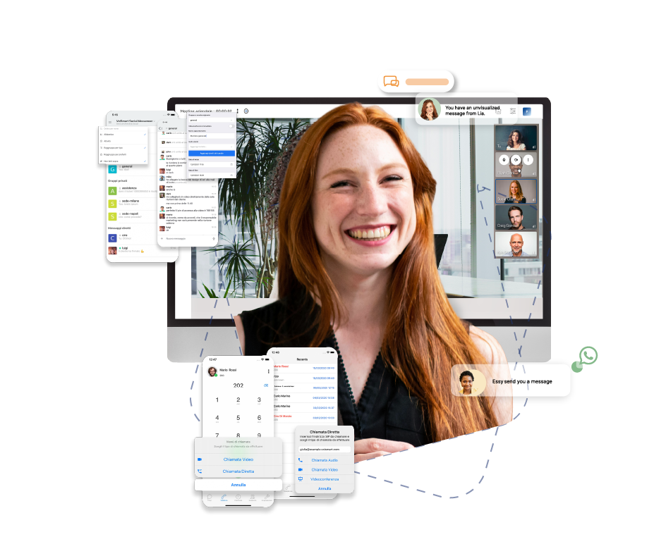Schermate soluzioni Unified Communication