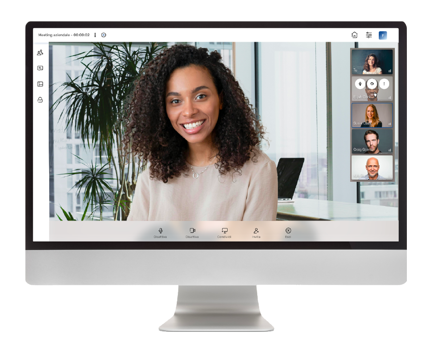 Computer Dashboard Video-call