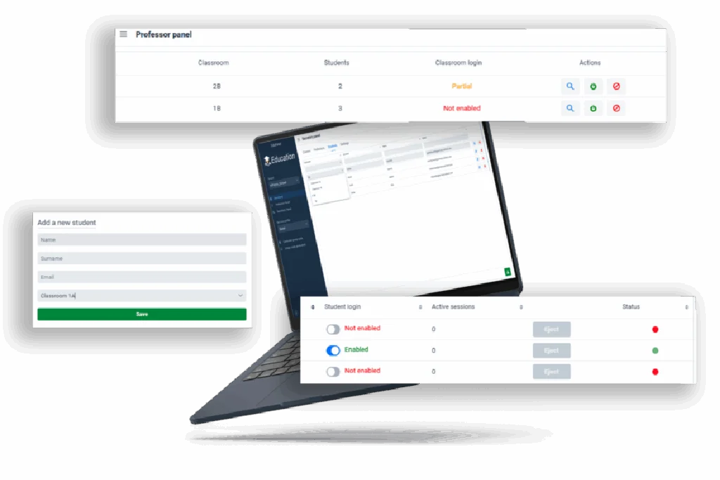 Piattaforma Edu dashboard gestione unificata