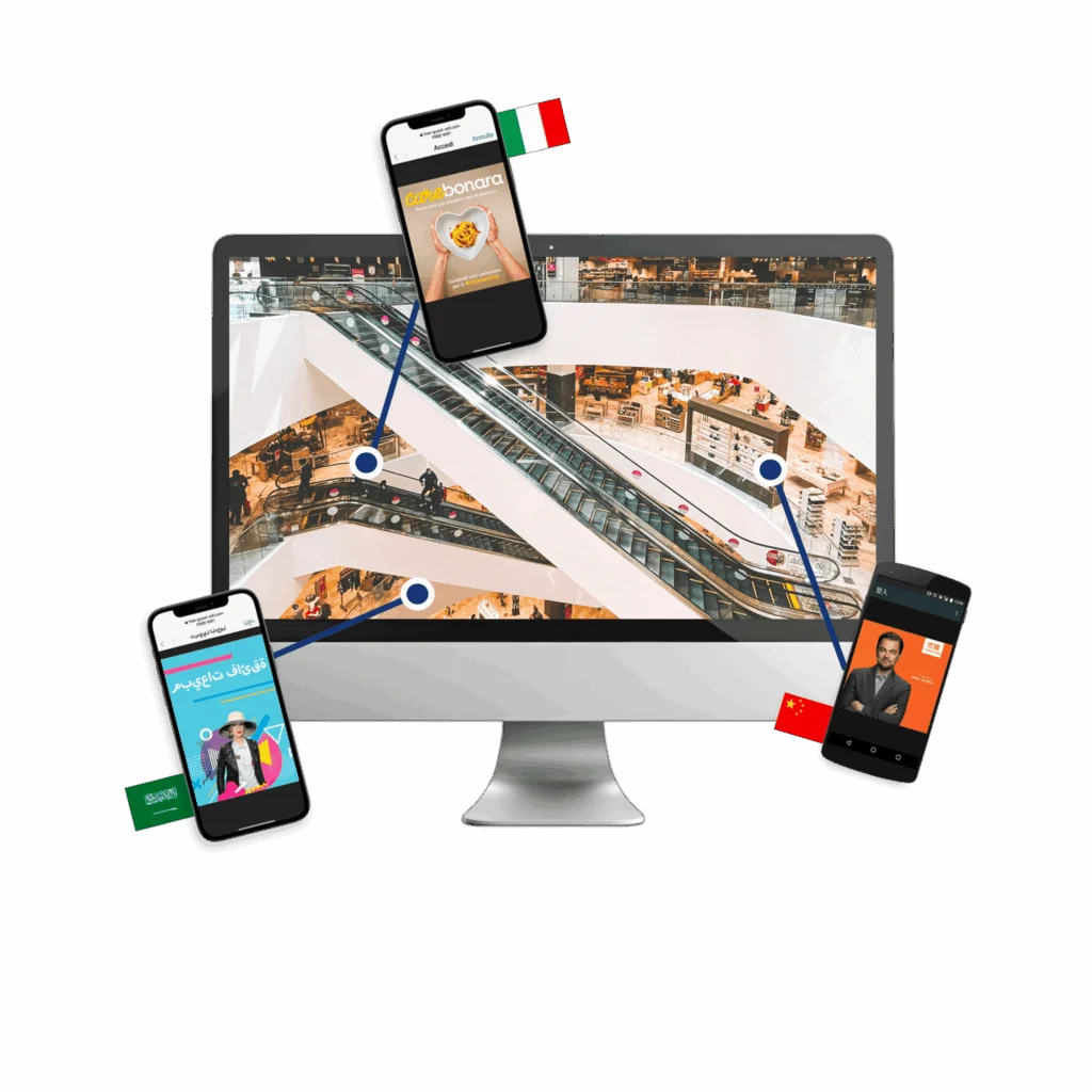 Desktop con proximity marketing