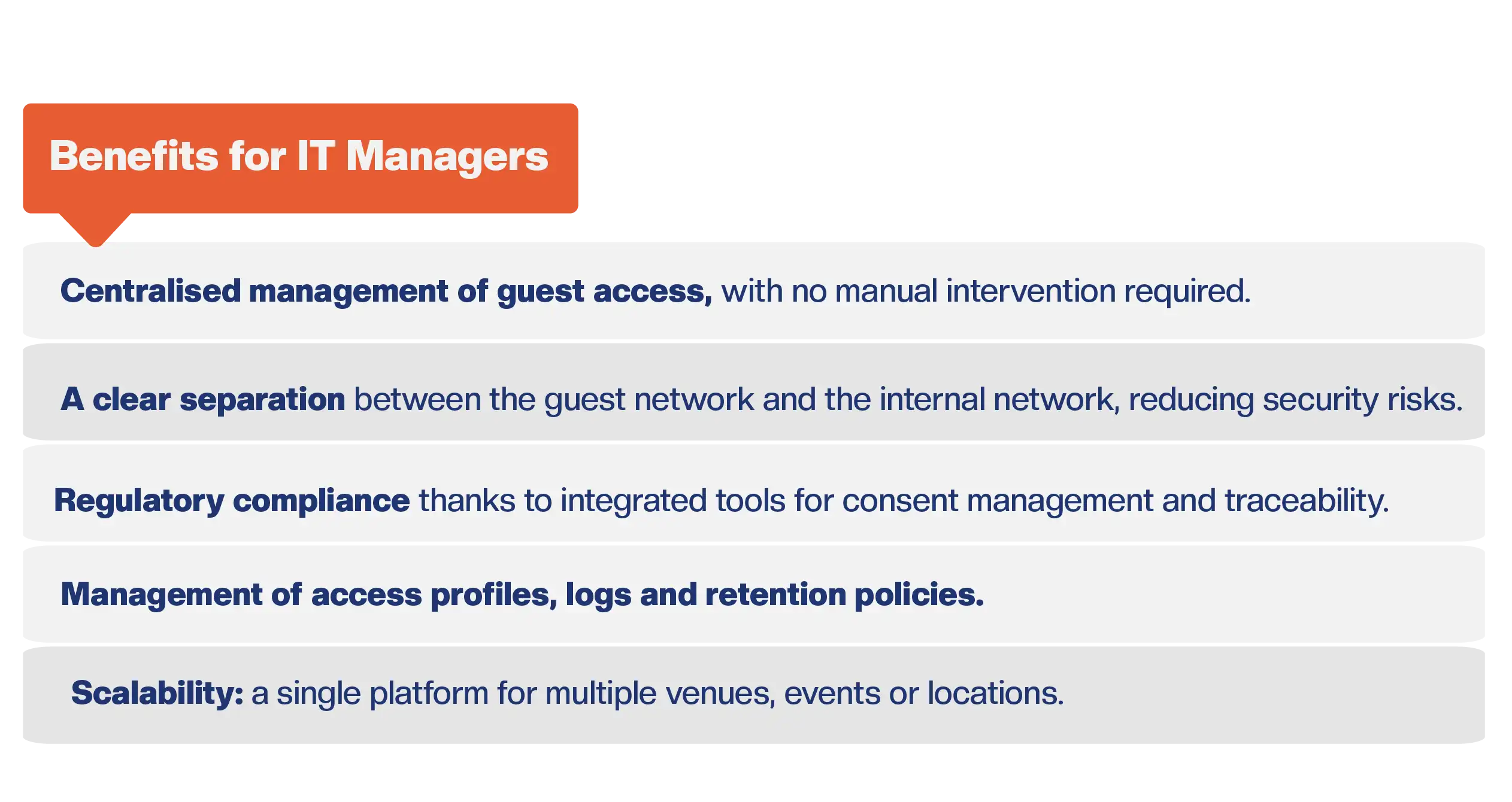 Infographic benefits for IT Manager