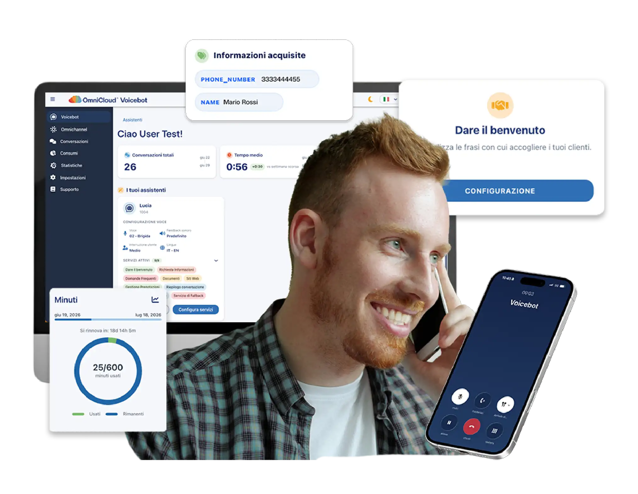 Voicebot AI Platform Screenshots
